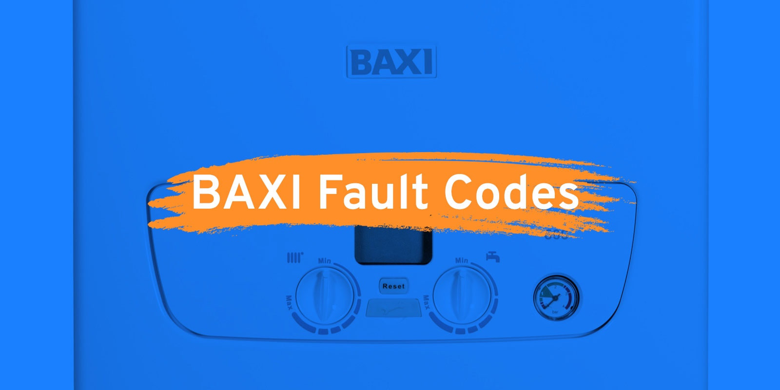 Baxi EcoBlue System Boiler Error Codes